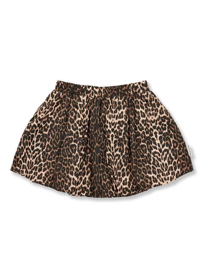 Ballon skirt - Leopard AOP