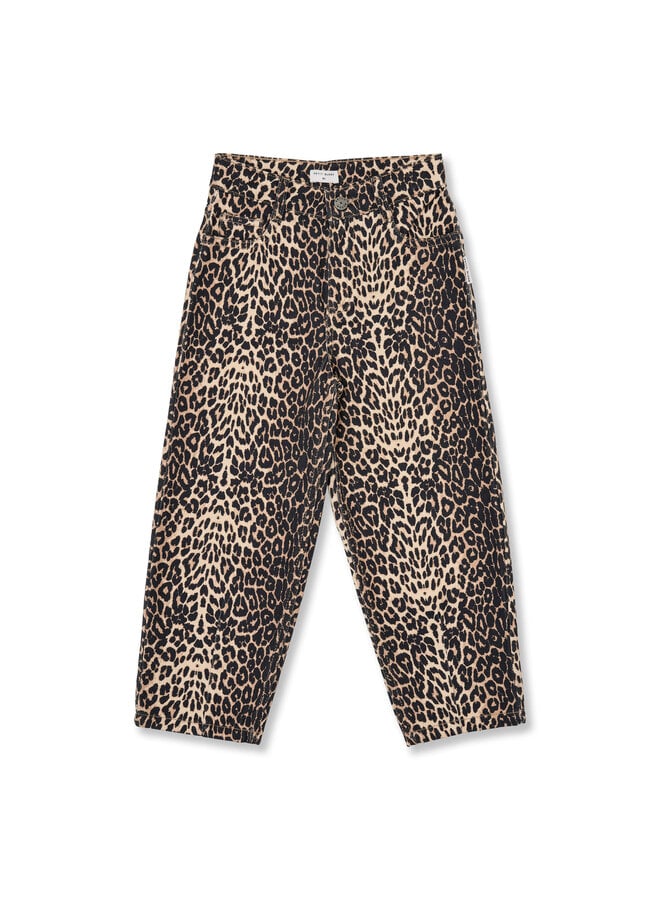 Ballon fit jeans - Leopard AOP