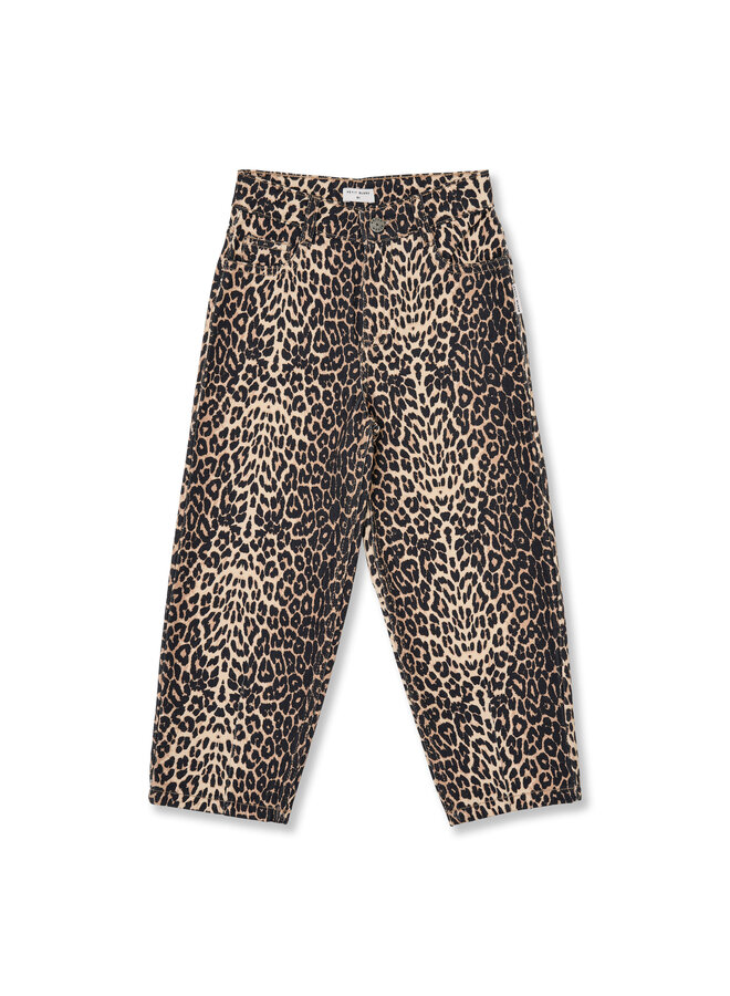 Petit Blush - Ballon fit jeans - Leopard AOP