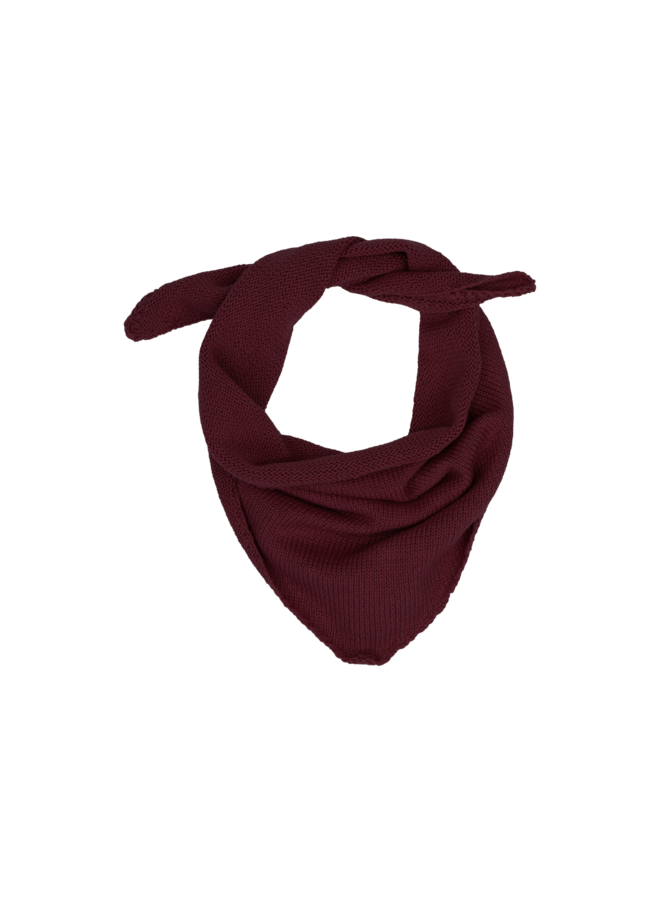 Triangle scarf - Classic burgundy