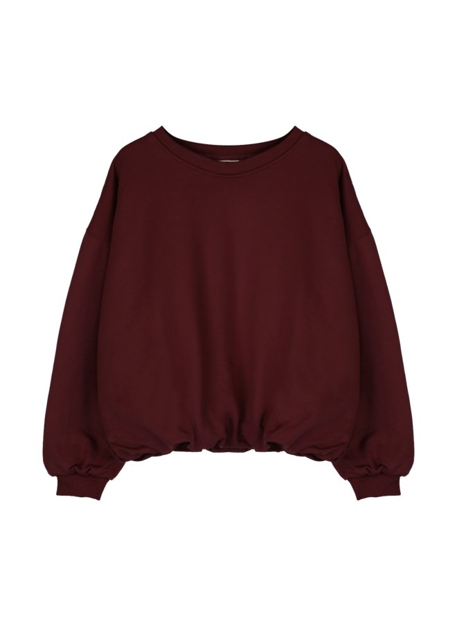 Jacky Sue - Uma balloon sweater - Burgundy