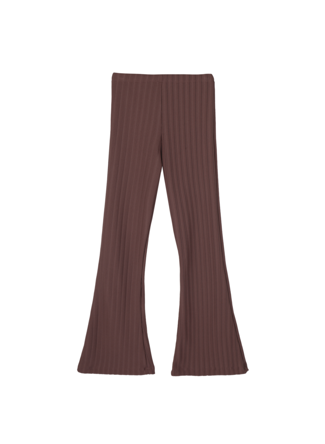 Jacky pants - Ribbed chocolate