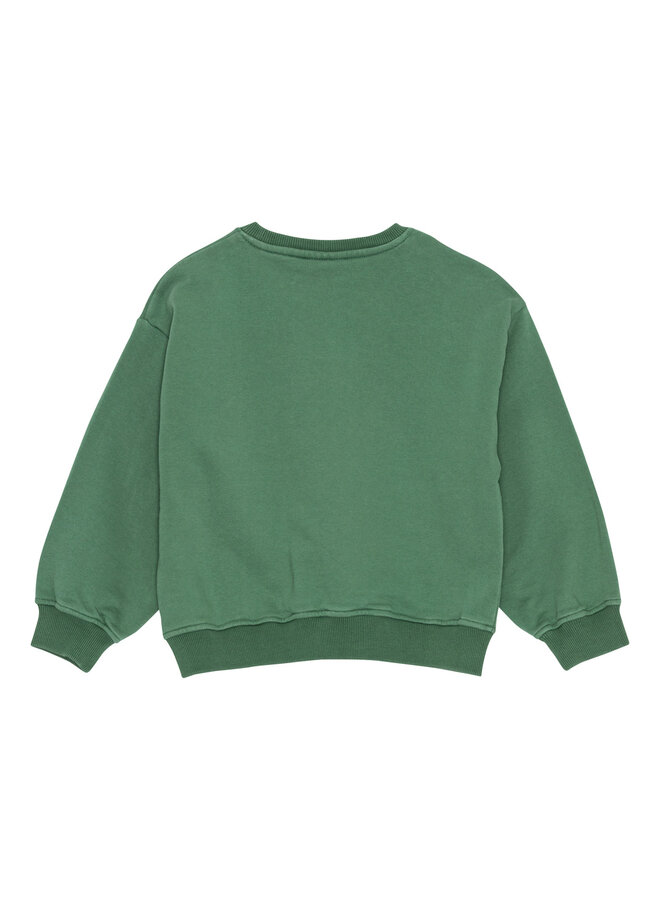 brunobruno nation - Norah sweatshirt - Myrtle green