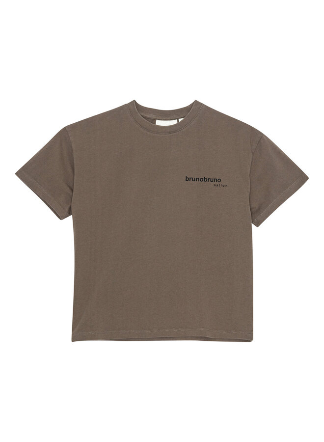 brunobruno nation - Nanna out of office t-shirt - Major brown