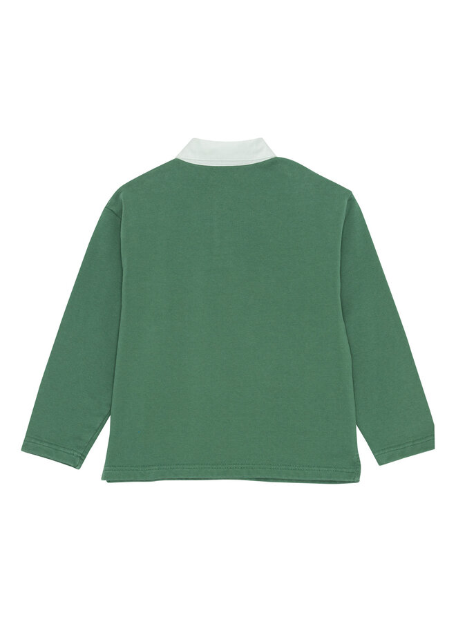 brunobruno nation - Dana polo sweatshirt NB - Myrtle green
