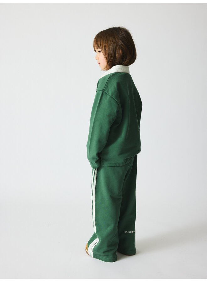 brunobruno nation - Dana polo sweatshirt NB - Myrtle green