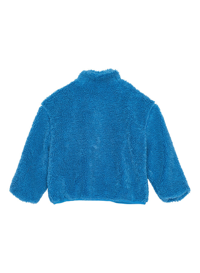 brunobruno nation - Rori teddy jacket - Pacific coast blue