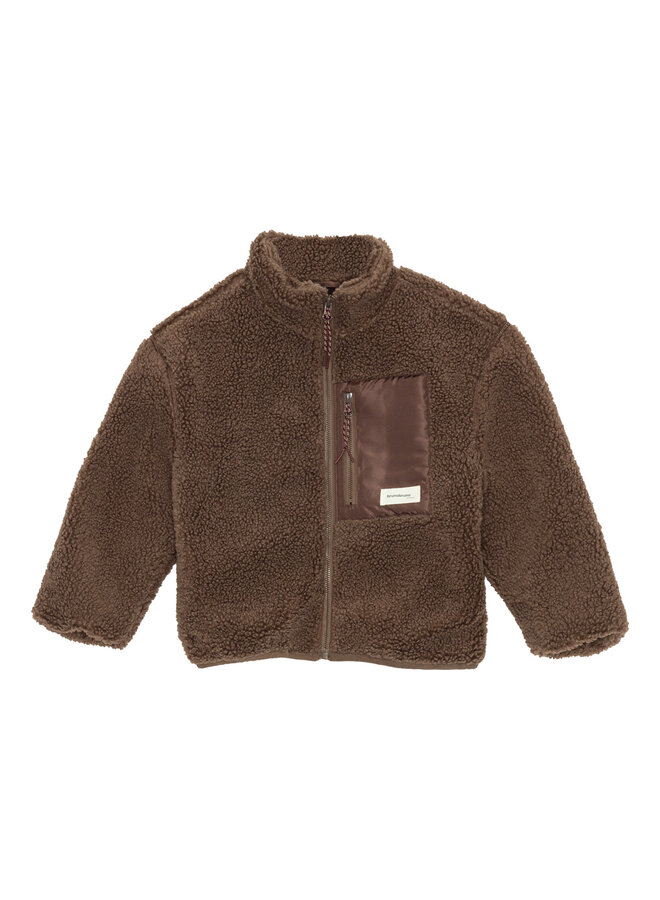 Rori teddy jacket - Major brown