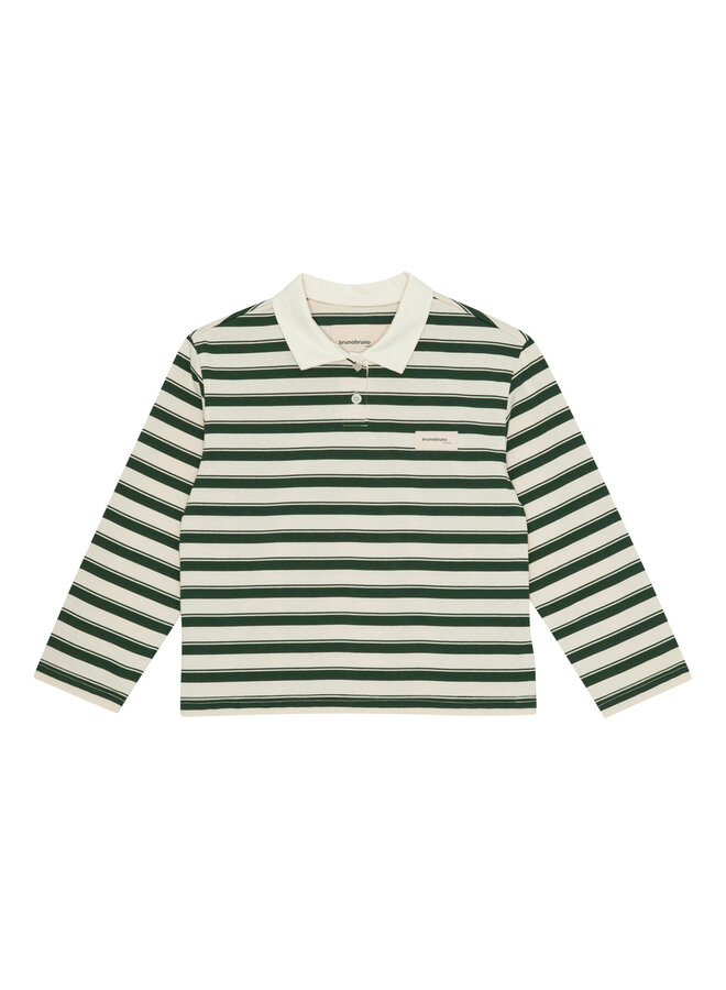 Kai polo t-shirt - Myrtle jersey stripe