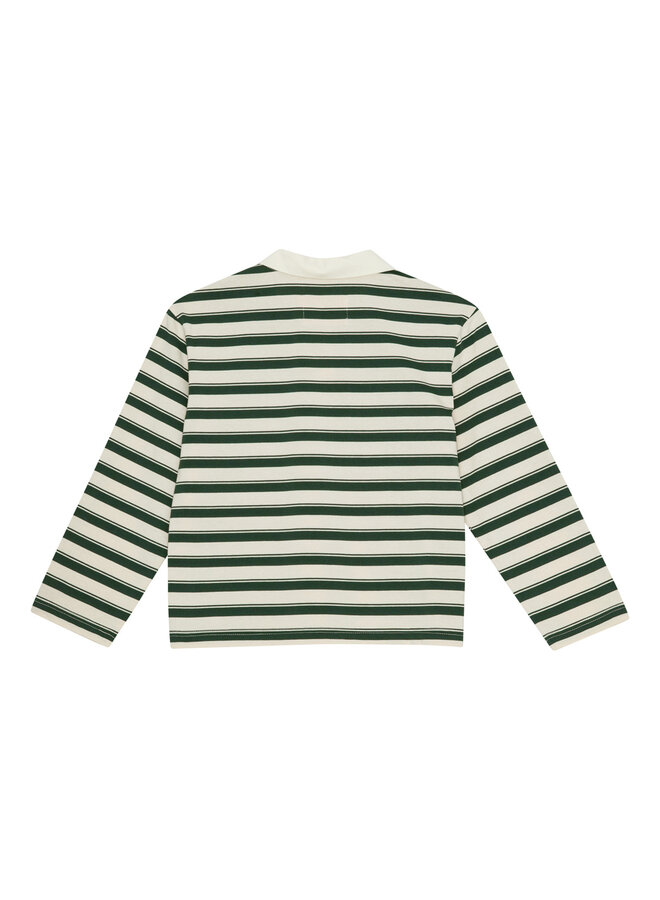 brunobruno nation - Kai polo t-shirt - Myrtle jersey stripe
