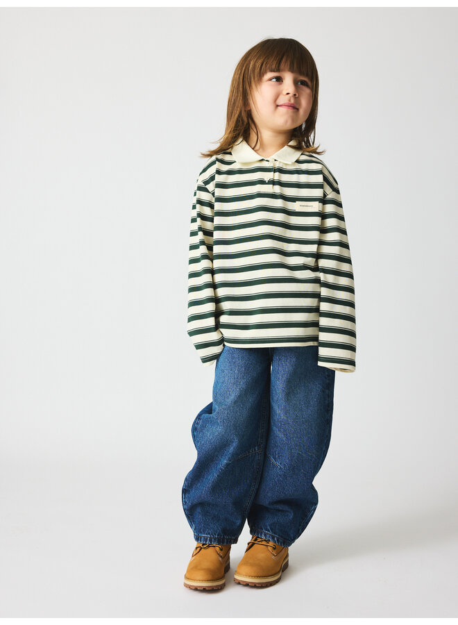 brunobruno nation - Kai polo t-shirt - Myrtle jersey stripe