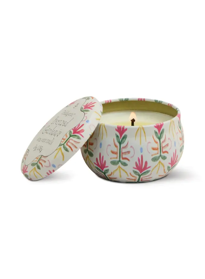 Printed tin candle - Bronzed gardenia