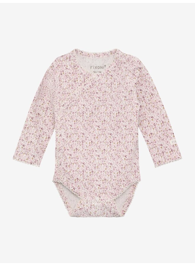Wrap body ls - Pale lilac
