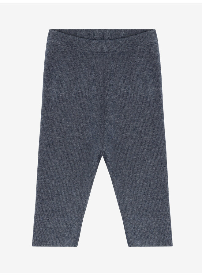 Leggings melange rib - Vintage indigo melange