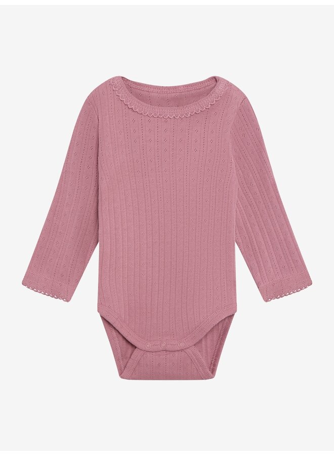 Body ls pointelle - Nostalgia rose