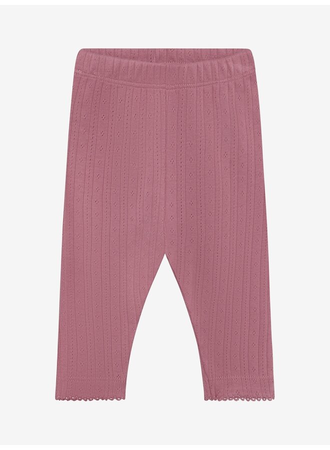 Leggings pointelle - Nostalgia rose