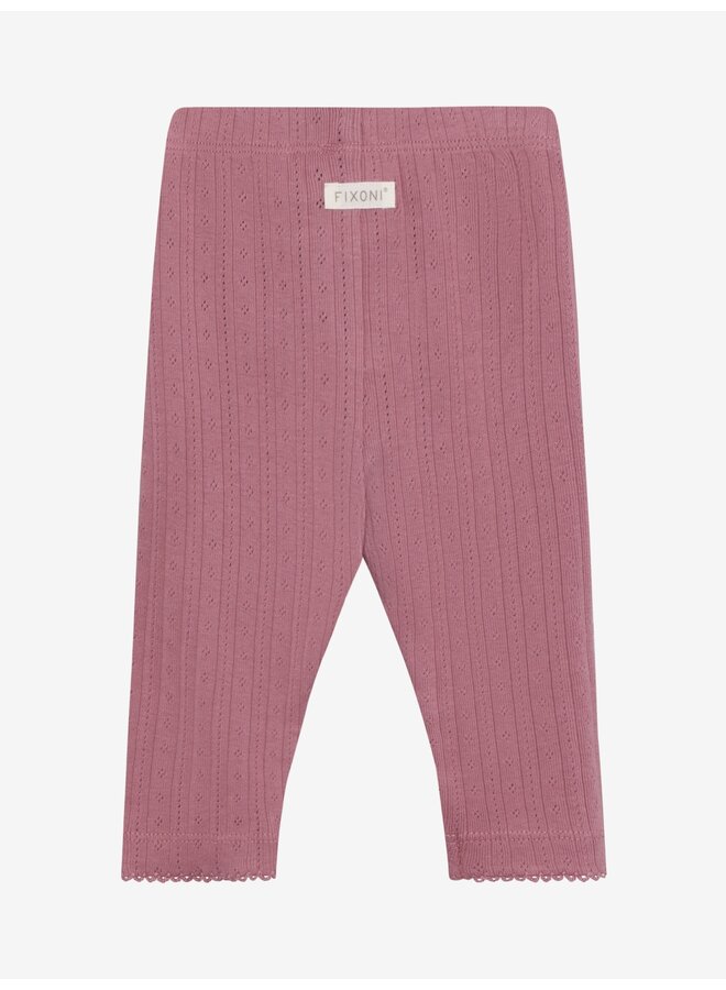 Fixoni - Leggings pointelle - Nostalgia rose