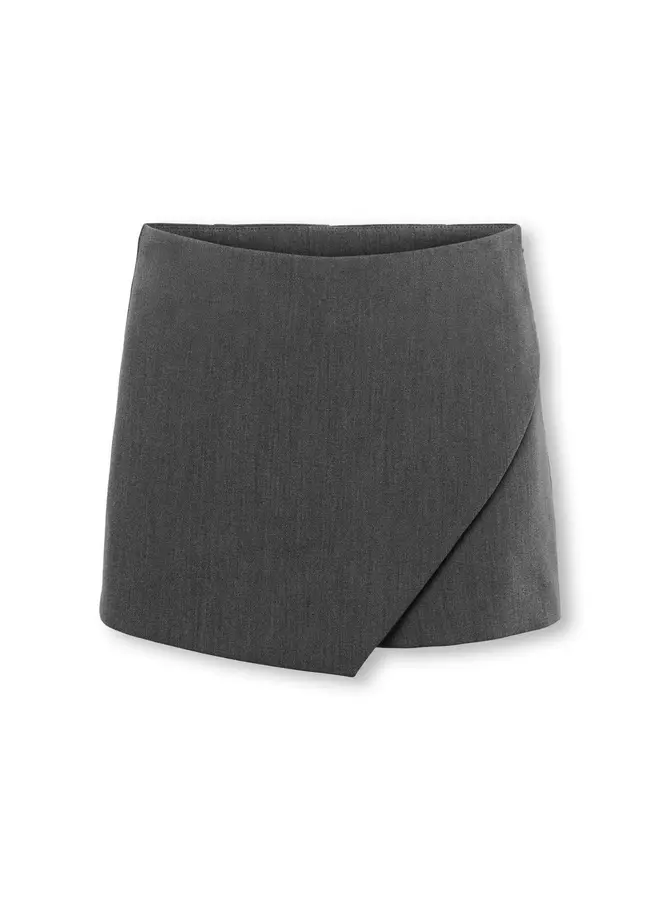 Kids Only - Mist yasmine wrap skort - Dark grey melange