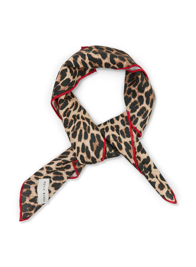 Petit Blush - Scarf - Leopard AOP