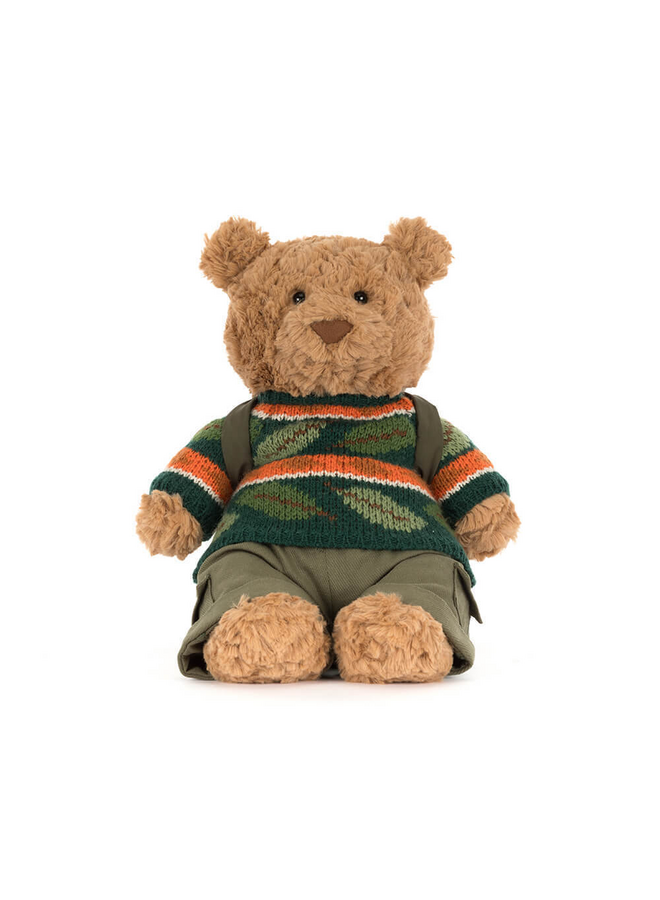 Jellycat - Bartholomew bear hiking outfit