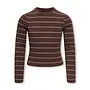 Kids Only - Lupe stripe tee - Chicory coffee/Pumice stone