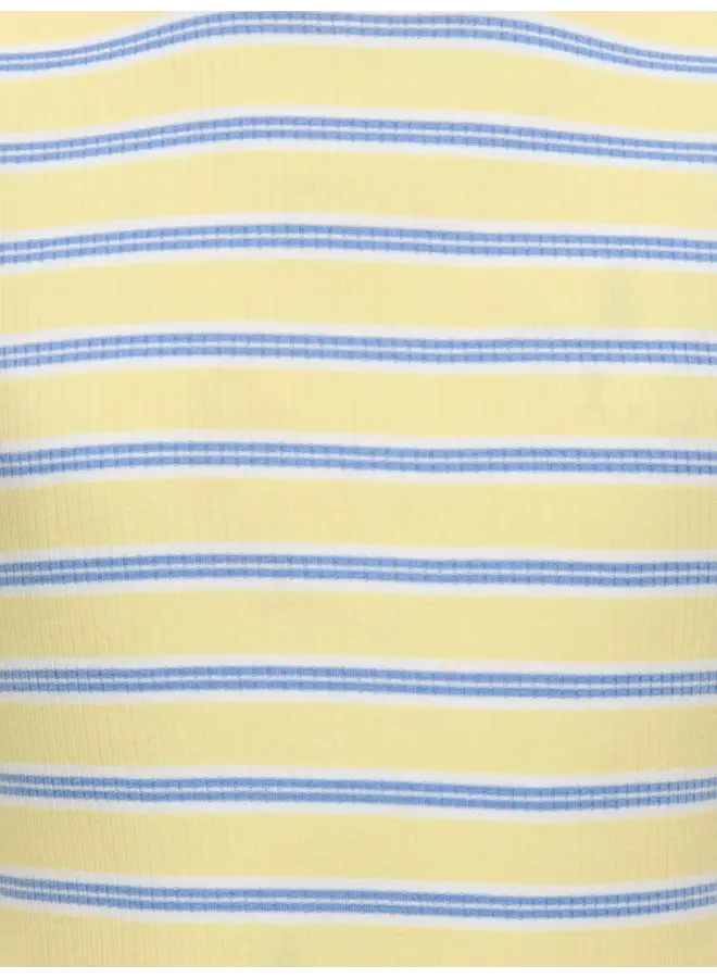 Kids Only - Lupe stripe tee - Mellow yellow allure/White