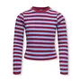 Kids Only - Lupe stripe tee - Allure/Rumba red