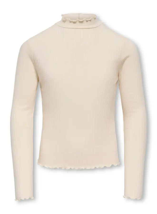 Fransiska high-neck top - Whitecap gray
