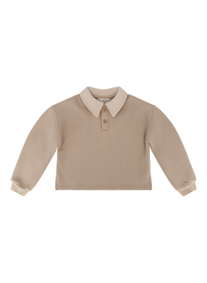 Polo sweater Riley - Beige