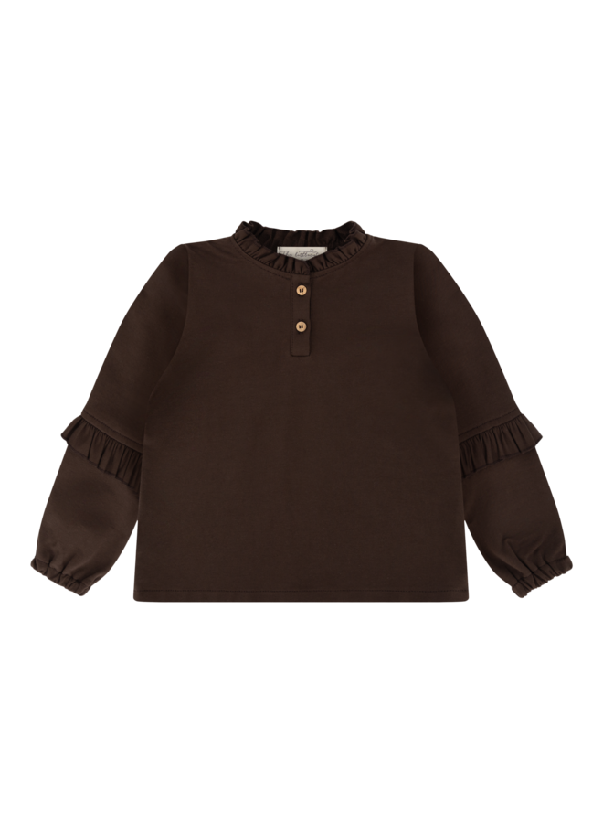 The littlecuties - Shirt Malana - Chocolate brown