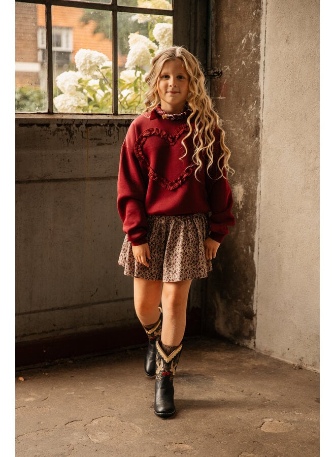 The littlecuties - Sweater dream - Bordeaux