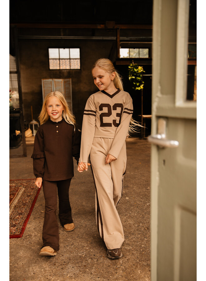 The littlecuties - Flarepants Louann - Chocolate brown