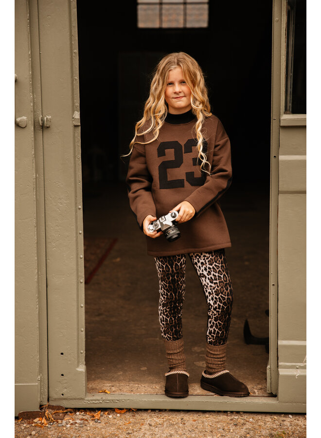 The littlecuties - Tunic Jess - Chocolate brown