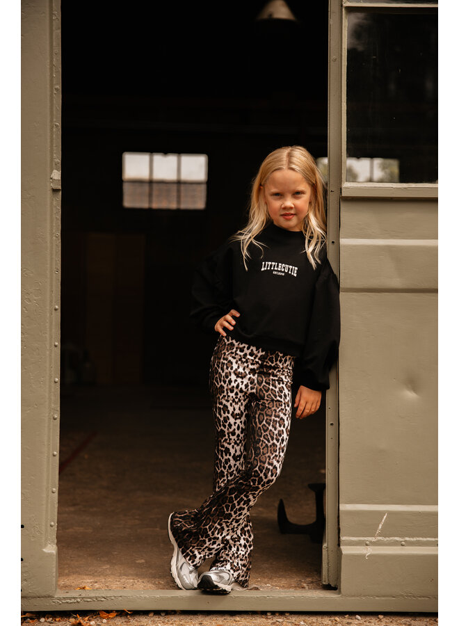The littlecuties - Cropped sweater Storm - Black