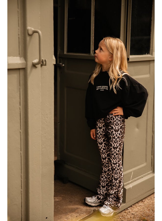 The littlecuties - Cropped sweater Storm - Black