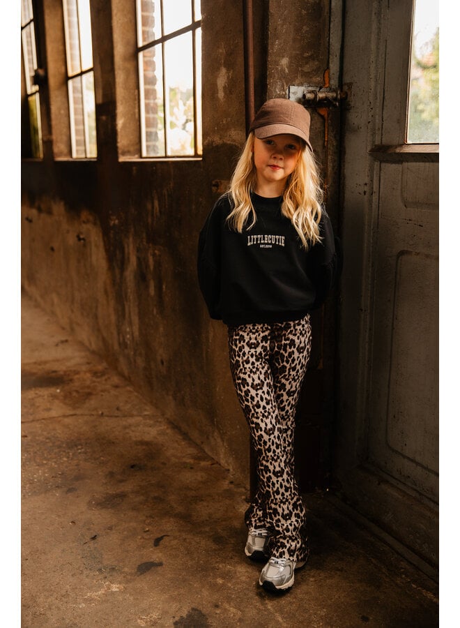 The littlecuties - Flarepants - Caramel brown leopard