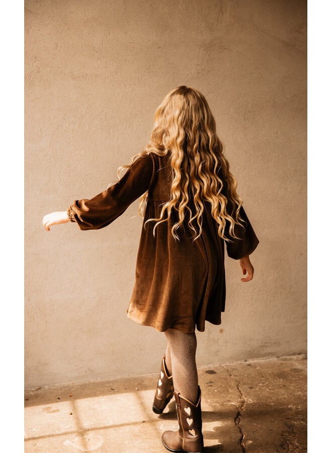 The littlecuties - Dress Victoria - Brown