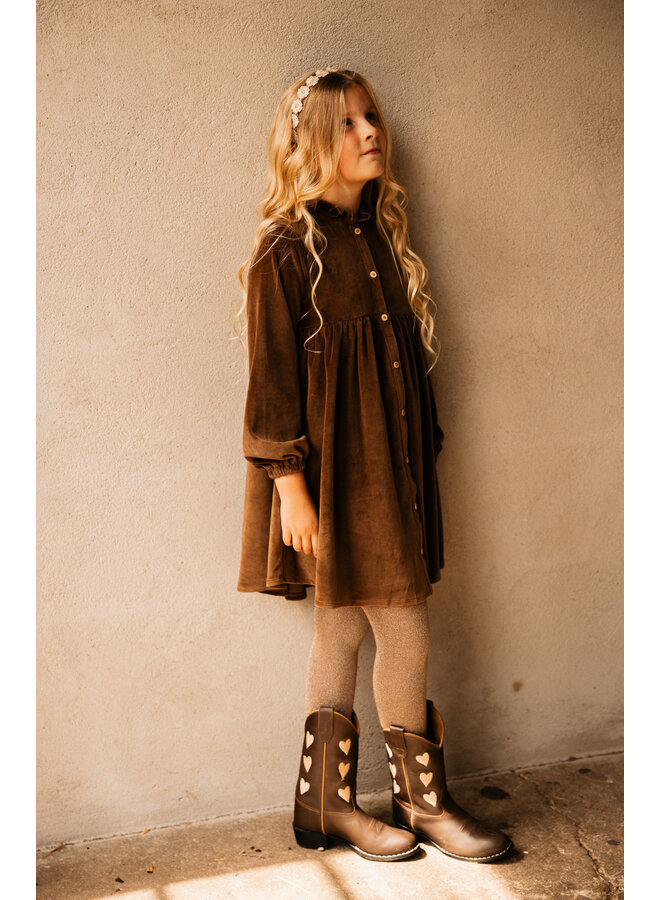 The littlecuties - Dress Victoria - Brown