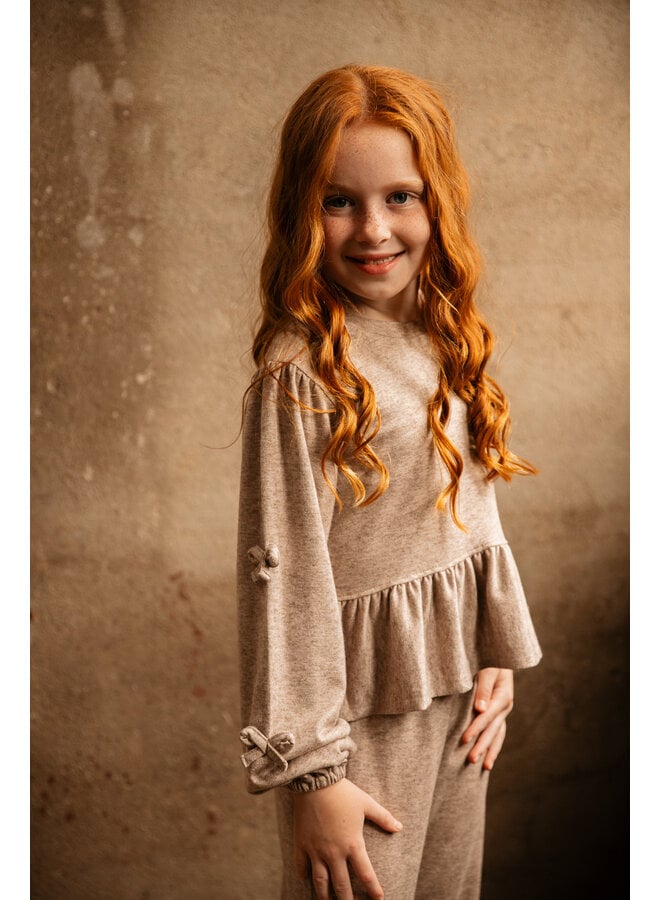 The littlecuties - Top Sienna - Beige melange