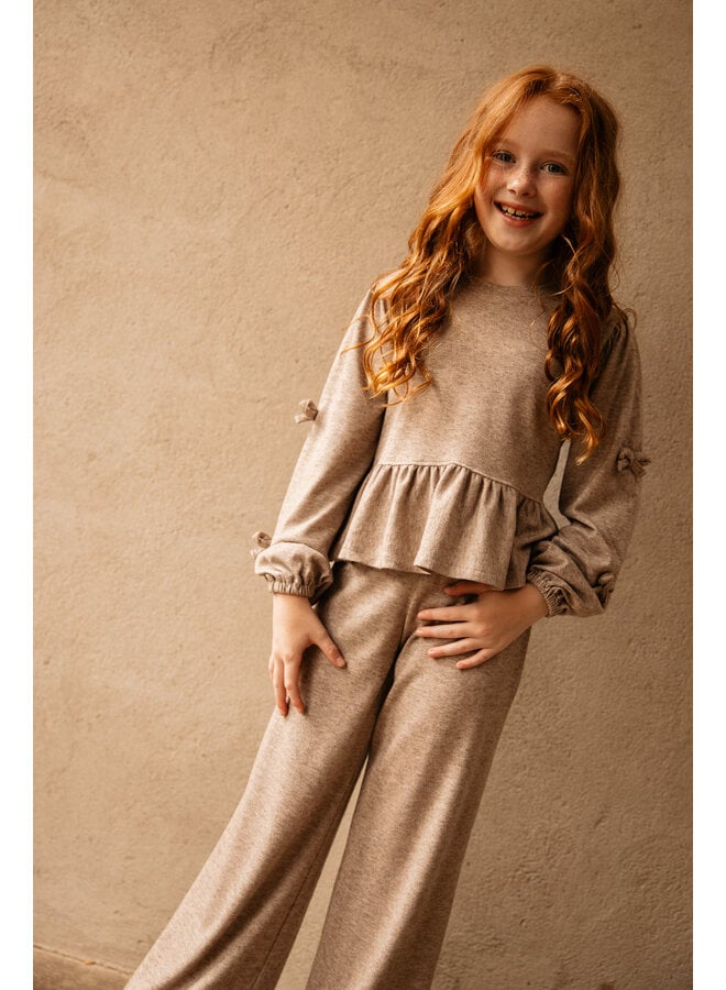 The littlecuties - Top Sienna - Beige melange