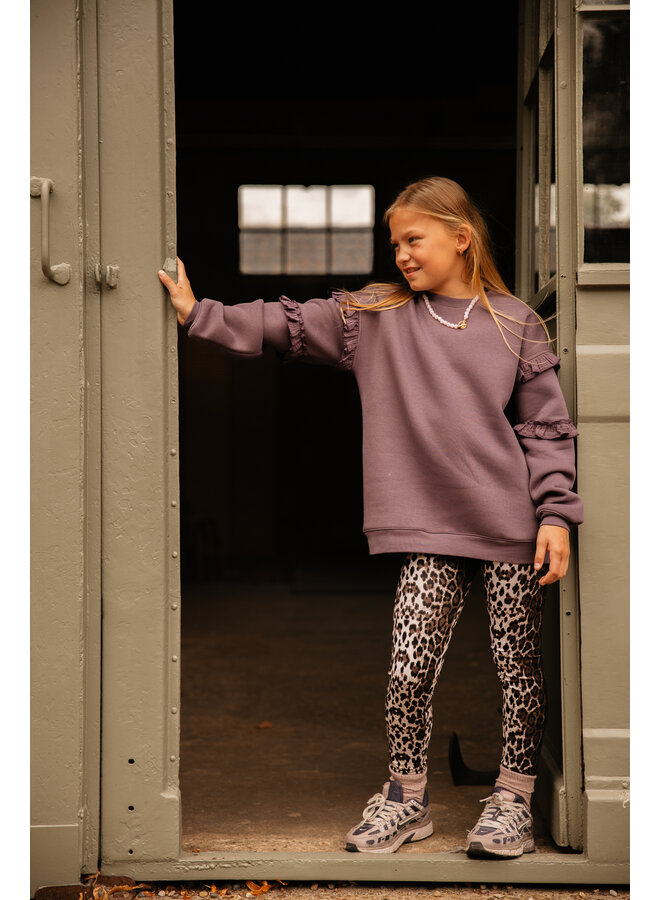 The littlecuties - Legging - Caramel brown leopard