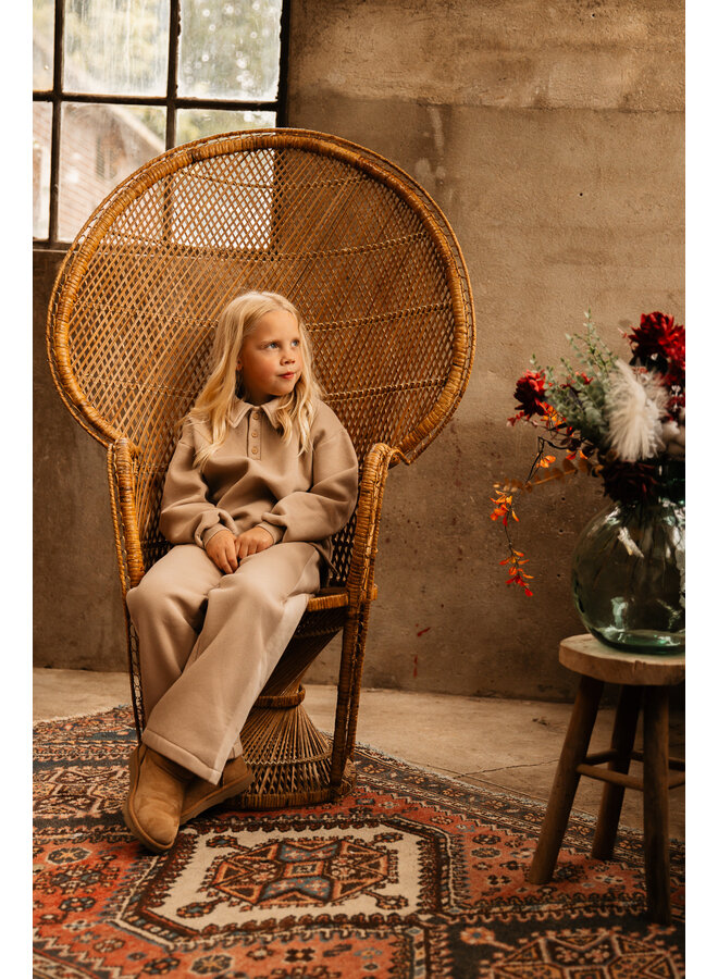 The littlecuties - Polo sweater Riley - Beige