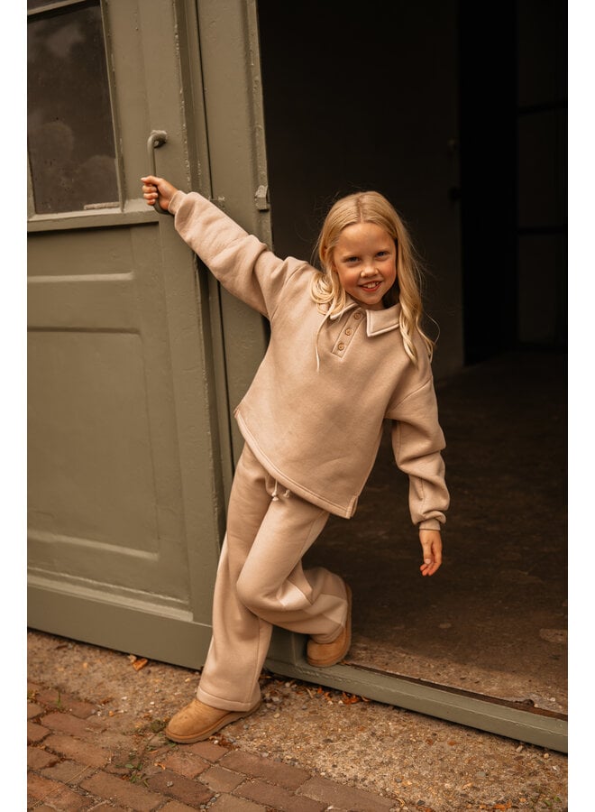The littlecuties - Polo sweater Riley - Beige