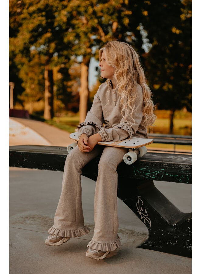 The littlecuties - Flarepants Loua - Beige melange