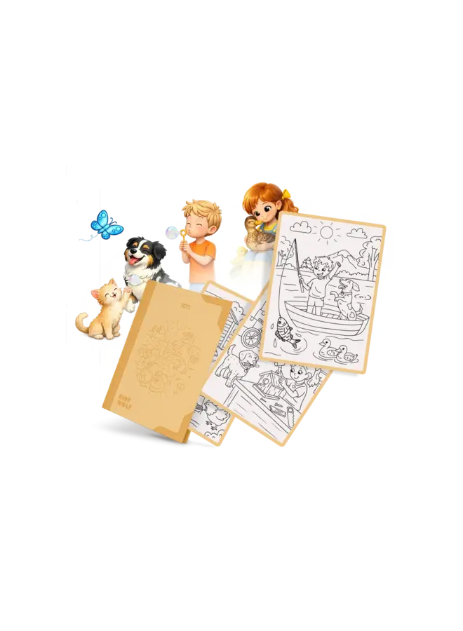 Kidywolf - Kidydraw-pad refill - Pets 6+