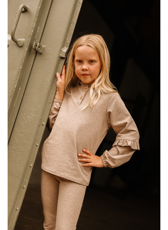 The littlecuties - Shirt Malana - Beige melange