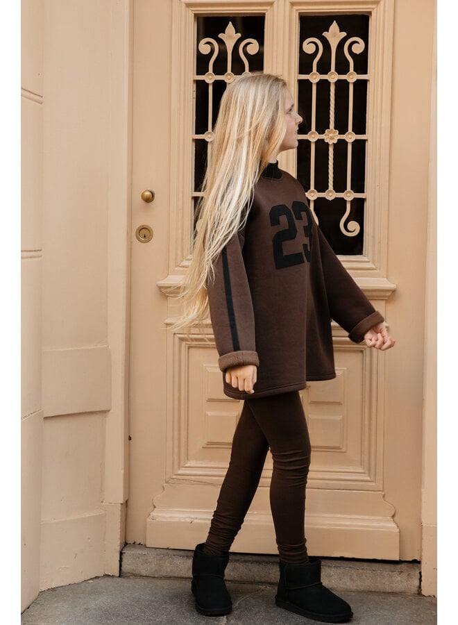 The littlecuties - Legging - Chocolate brown