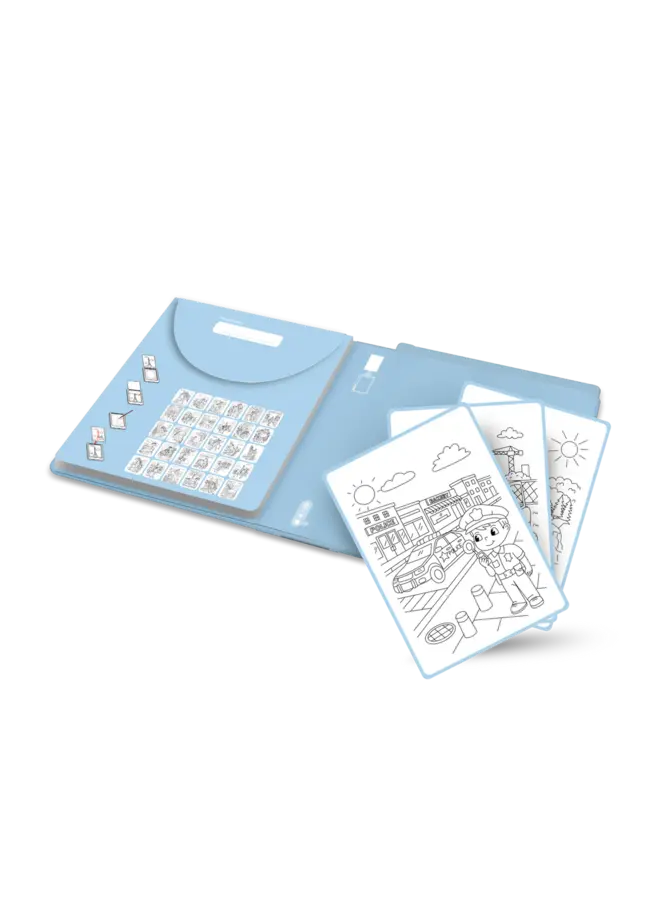 Kidywolf - Kidydraw-pad refill - Everyday heroes 6+