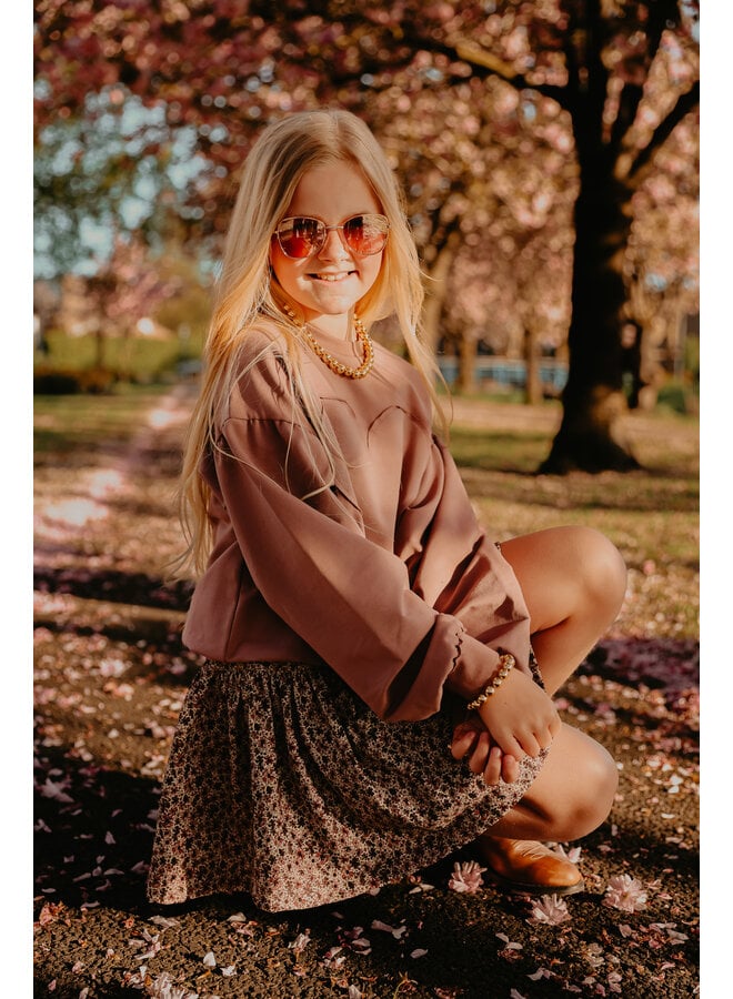 The littlecuties - Sweater Beau - Old mauve