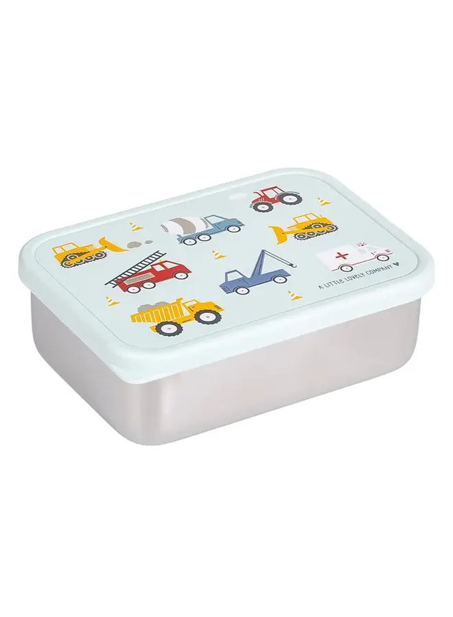 A Little Lovely Company - RVS lunch box - Voertuigen